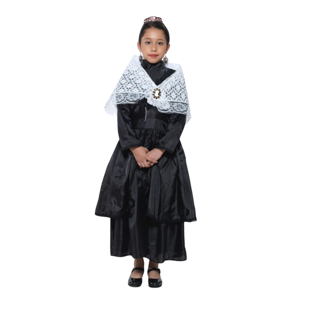Traje Doña Josefa Ortíz de Dominguez. Dama.