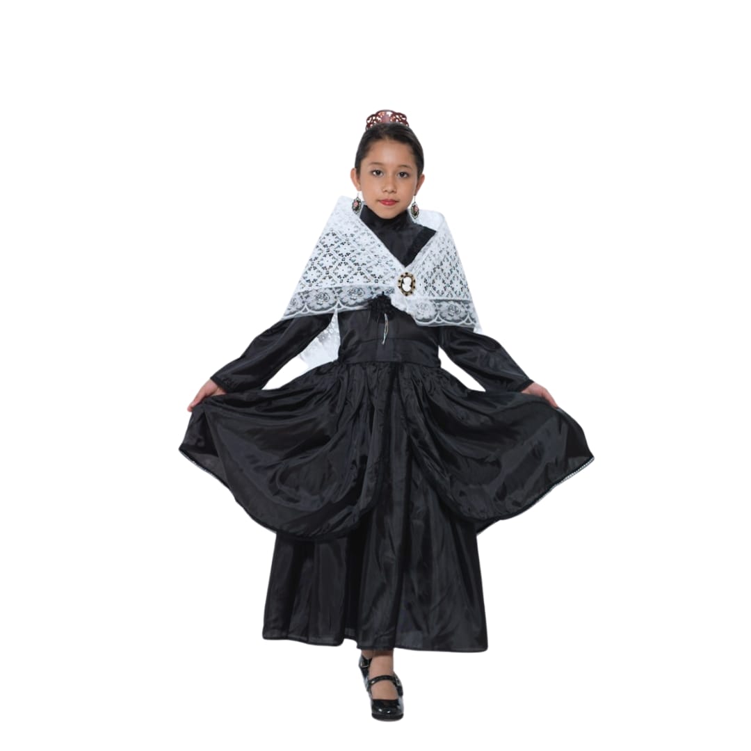 Traje Doña Josefa Ortíz de Dominguez. Dama.