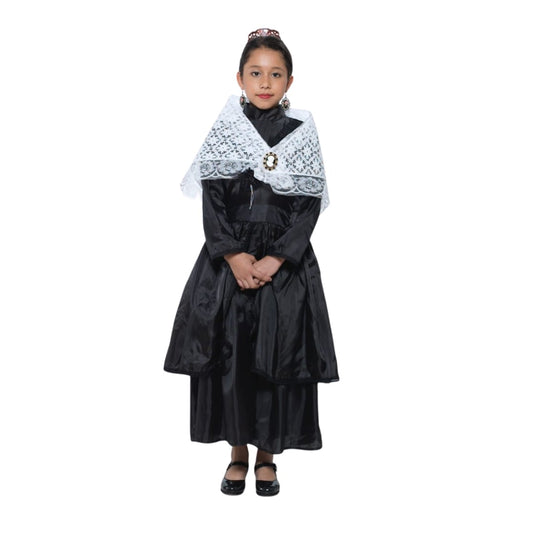 Traje de Doña Josefa Ortíz de Domínguez Niña y Juvenil.