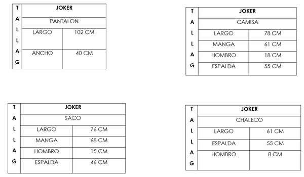 Disfraz Joker. Guasón Adulto.