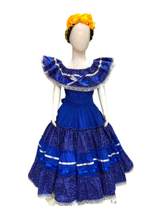 Traje Regional de Sinaloa para Niñas.