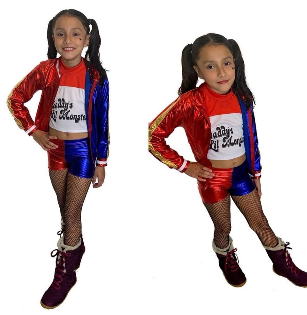 Trajes de harley cheap quinn de niña