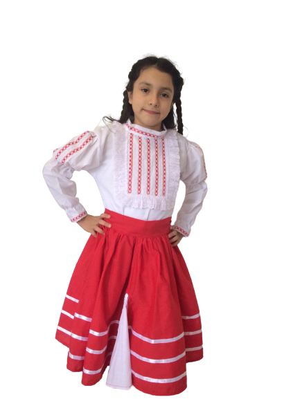 Traje tipico de nuevo leon para niña sale